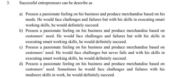 needs to be detailed in his work and also creates his own