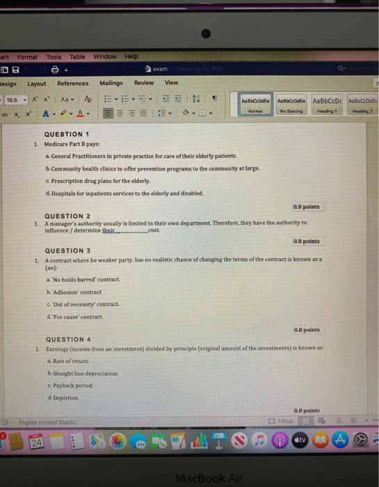  wert Format Tools Table Window Help DO 5 - examSaved to