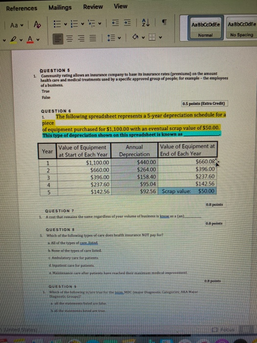 my Mac Design Layout References Mailings Review View 10.5 A Aa A