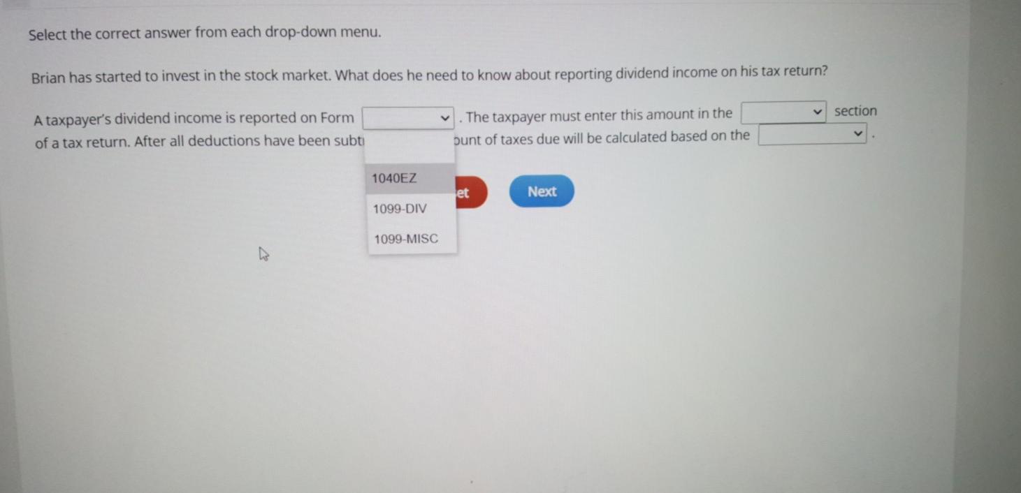  I need help Select the correct answer from each drop-down menu.