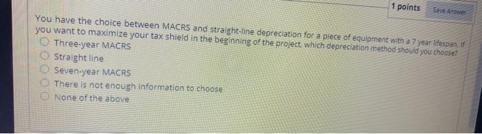  please answer all 1 points Save Anne You have the choice