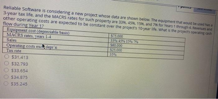 between MACRS and straight-line depreciation for a plece of equipment with a