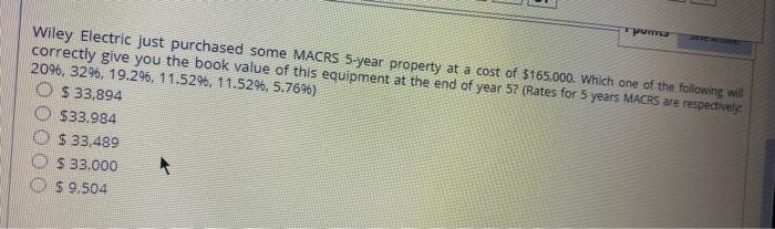 7 year lifespan. If you want to maximize your tax shield in