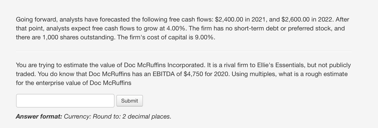 for Ellie's Essentials LLC: Balance Sheet 2020 2019 Current Assets $11,074.00 $10,000.00