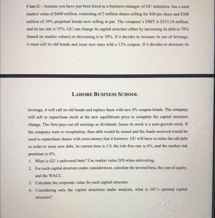 each stepsall questions answer Case-2: - Assume you have just been hired