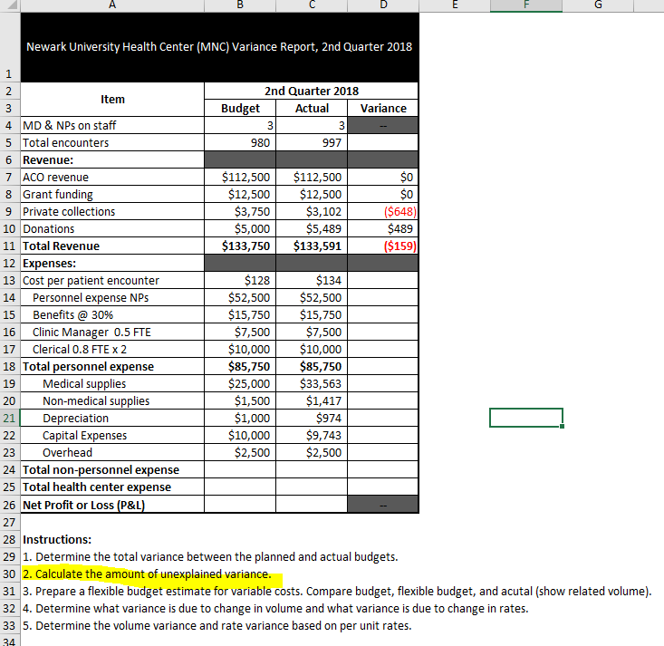Exercise C - Please answer question 2 only, please show work as