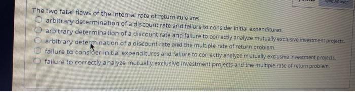 Q. 1152. 0.0576) for tax purposes. The asset has an acquisition cost