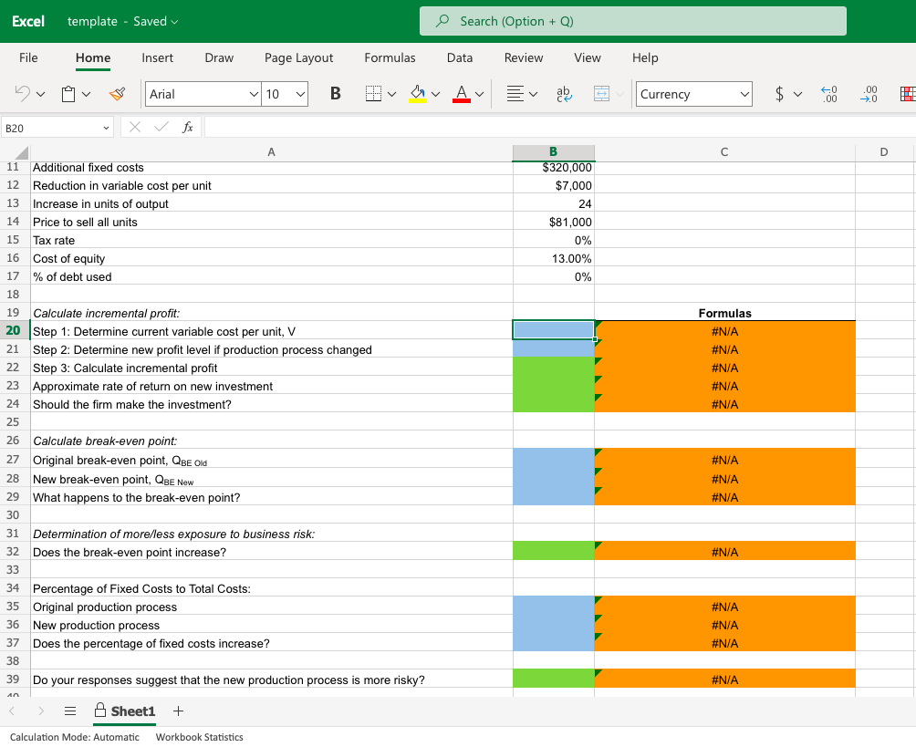 incremental profit divided by the investment)? Do not round intermediate calculations. Round