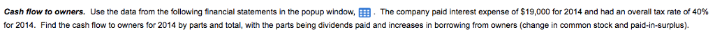 The distributed earnings is $ _____? Net new borrowing from owners