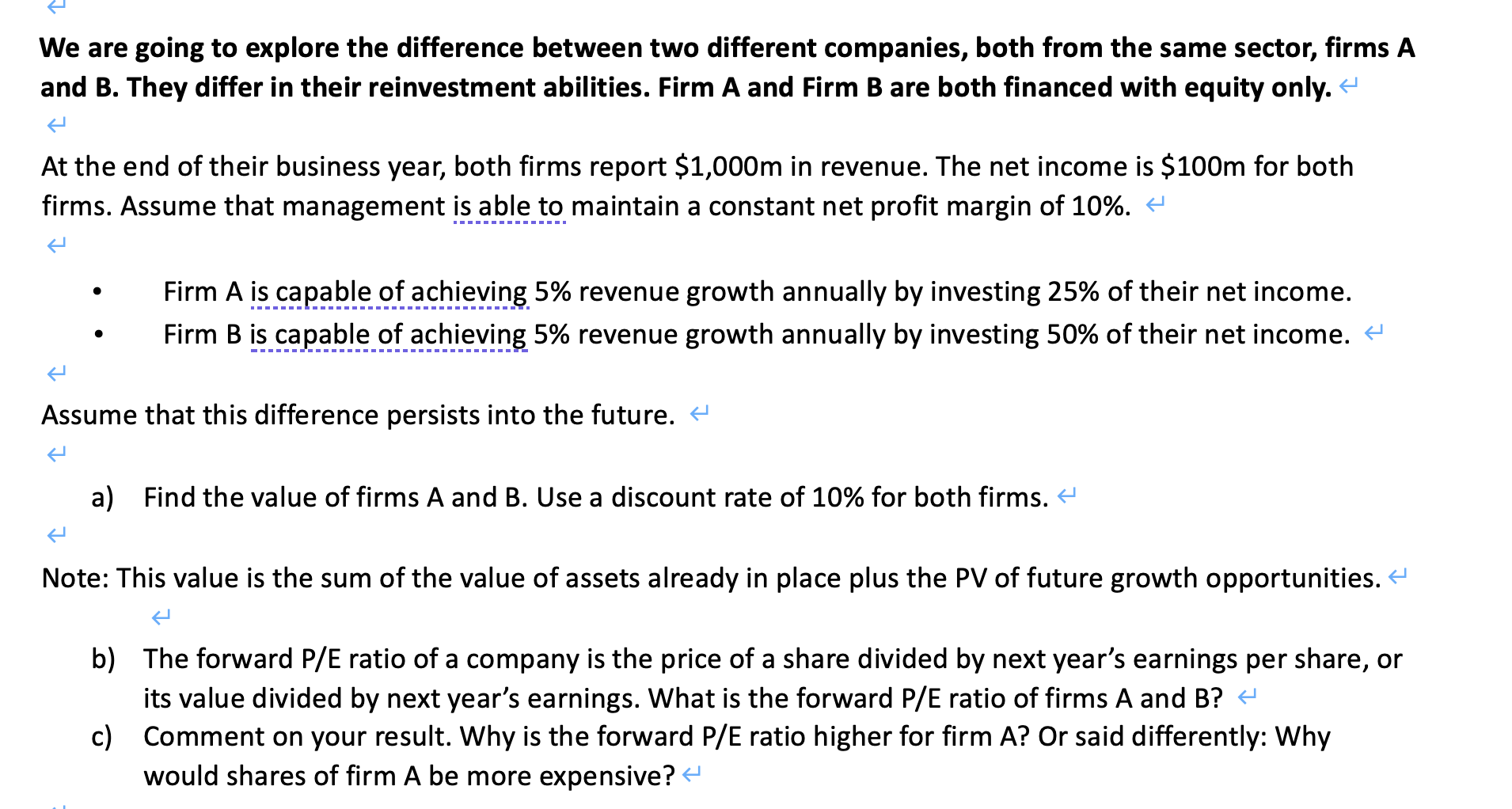 We are going to explore the difference between two different companies,