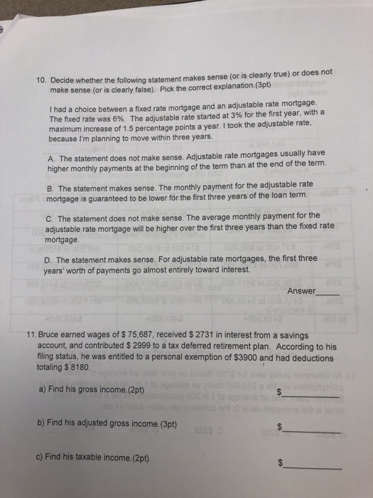  Decide whether the following statement makes sense (or is clearly true)