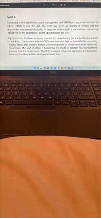  PAN - A 7. mo PART B Concrete Limited established a