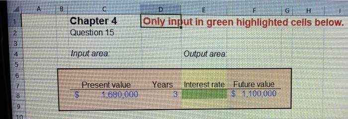 cell inputs start with an = sign 2 3 4 5 Output