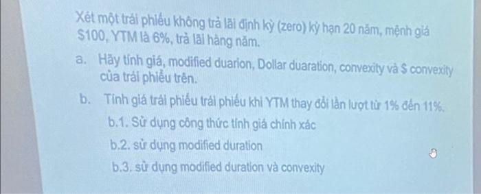  Xt mt tri phiu khng tr li nh k (zero) k