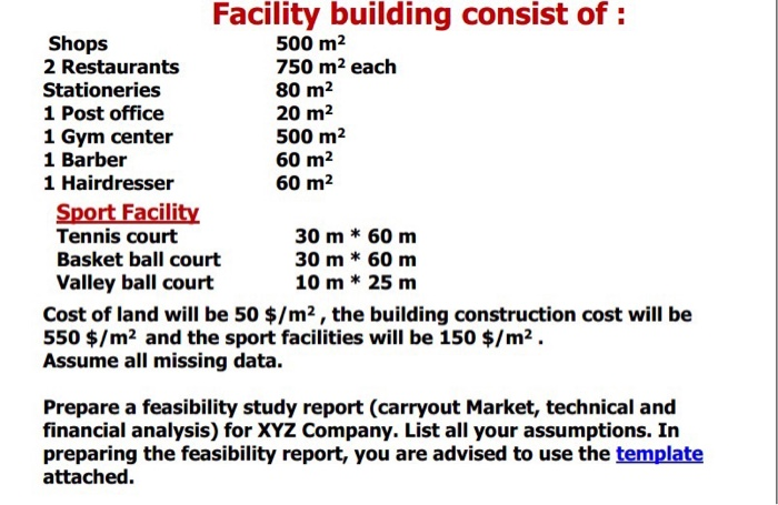 dormitory complex, facility building, sport facility and parking lot in a land