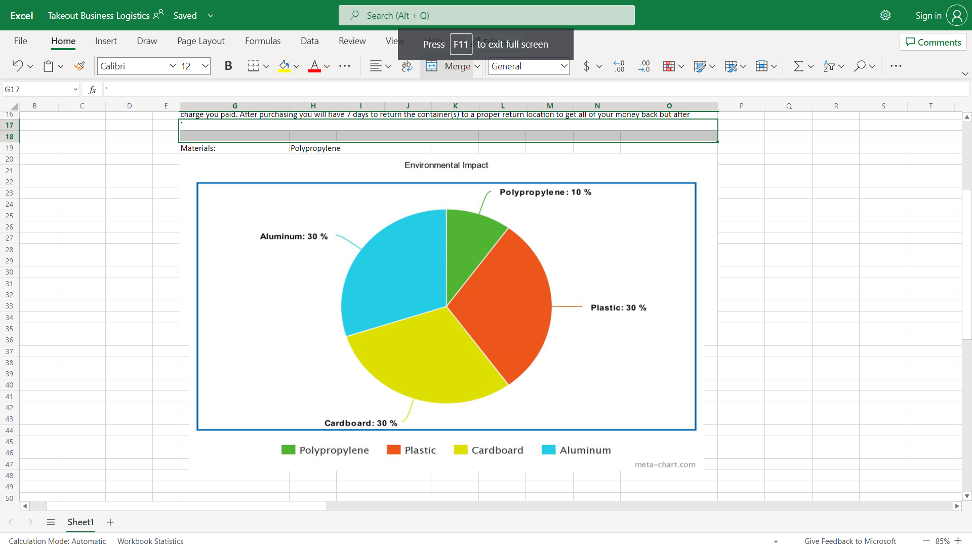 to take out containers collected for reuse. Excel Takeout Business Logistics 8"