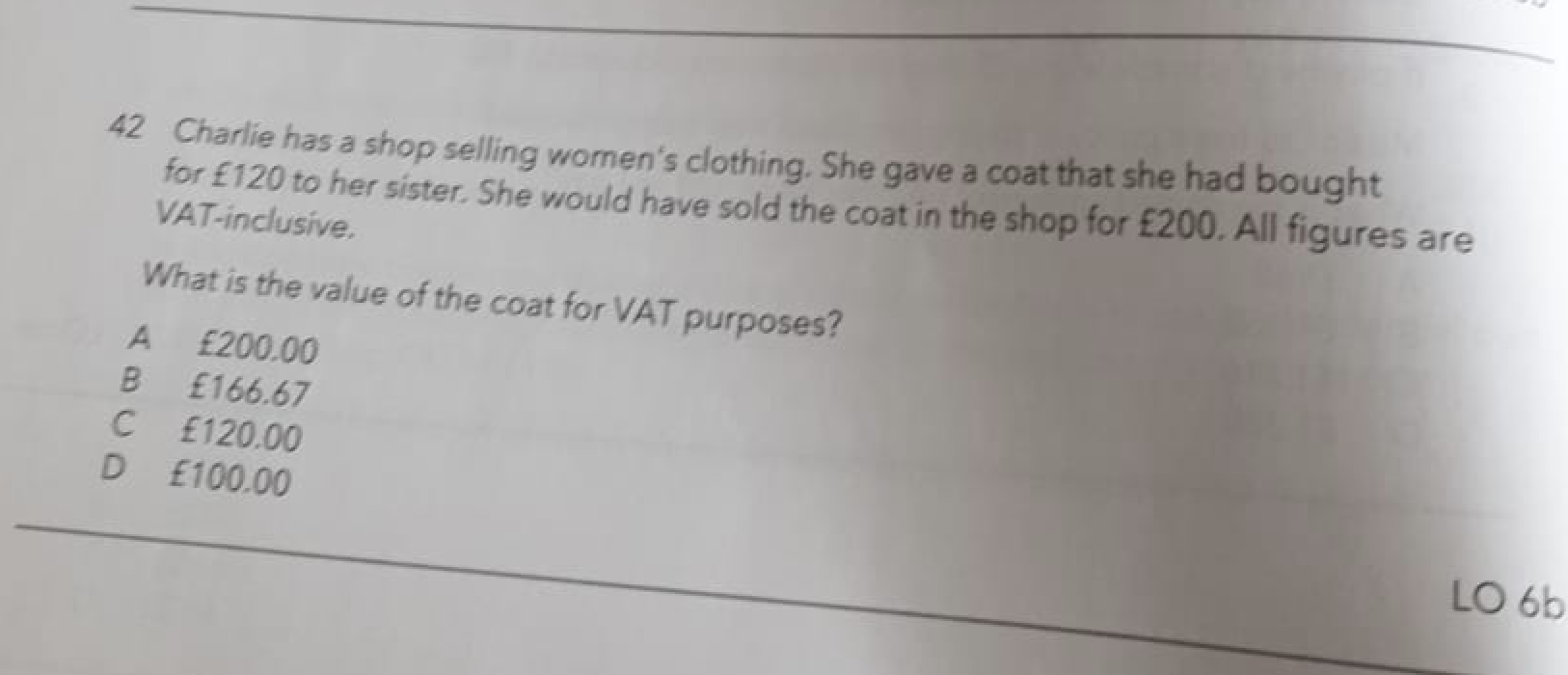 for question 42 its D coz i do not understand D E