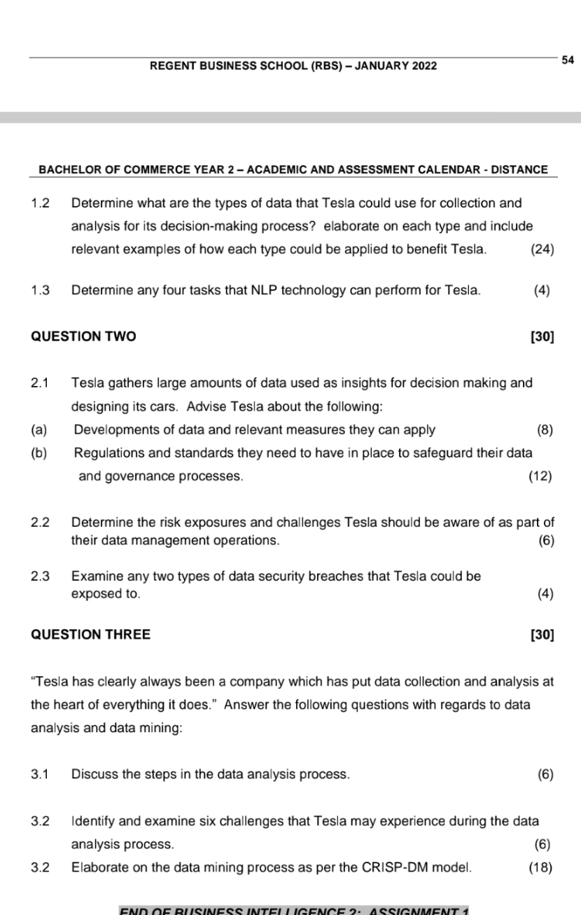elaborate on data mining process as per the CRISP-DM model REGENT BUSINESS