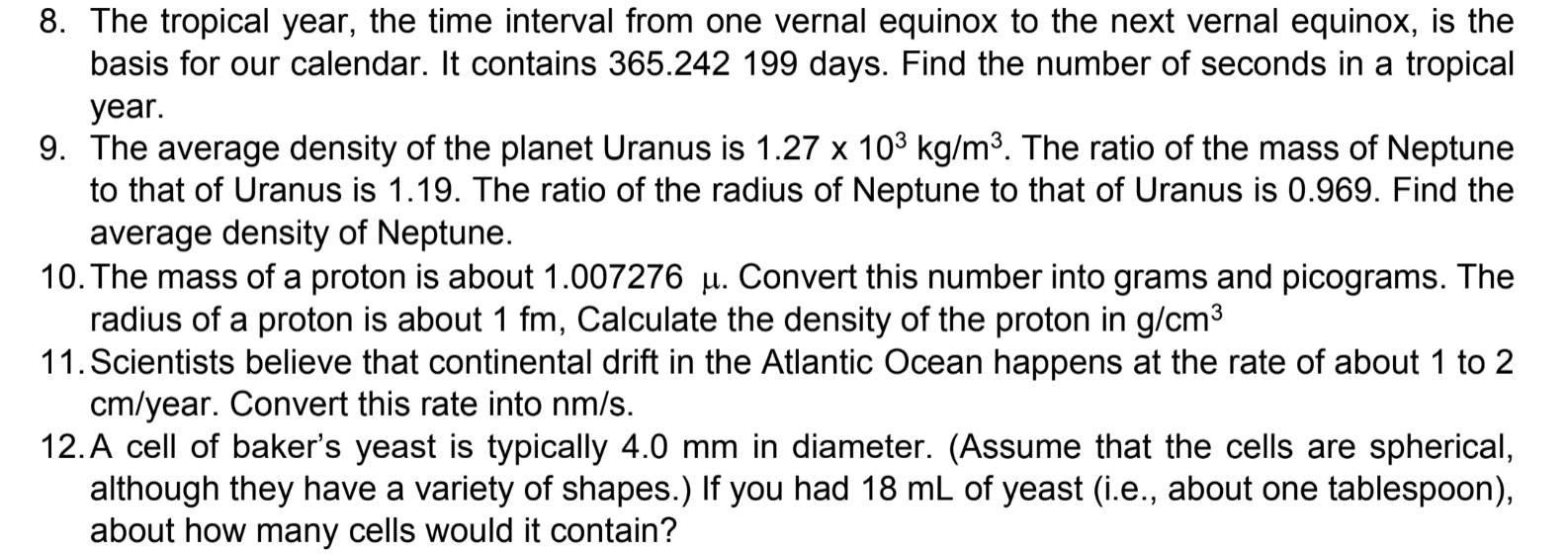 INCLUDE YOUR FORMULA USE! THANK YOU . A solid piece of lead