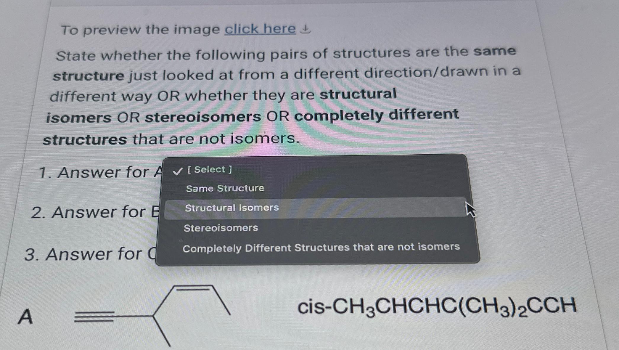  To preview the image click here darr State whether the following