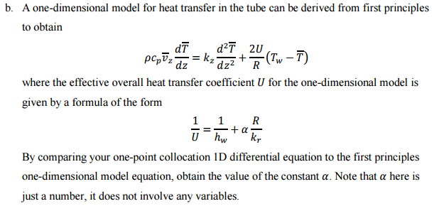 az One-point collocation (20) Heat transfer to laminar flow in an empty