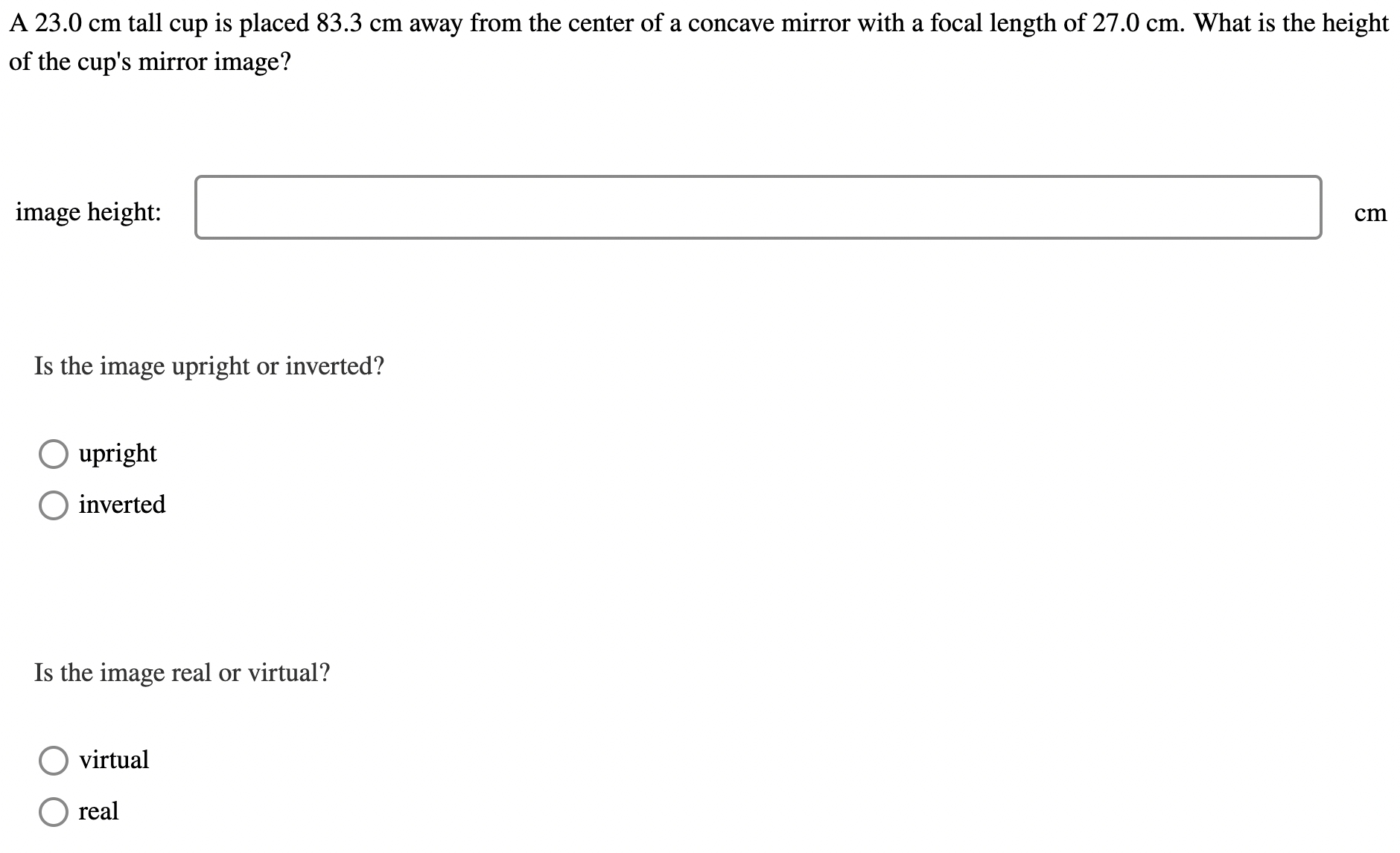 a cupcake is placed 12.5 cm away from the center of a