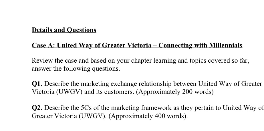 Can you please study the case and answer these following questions as