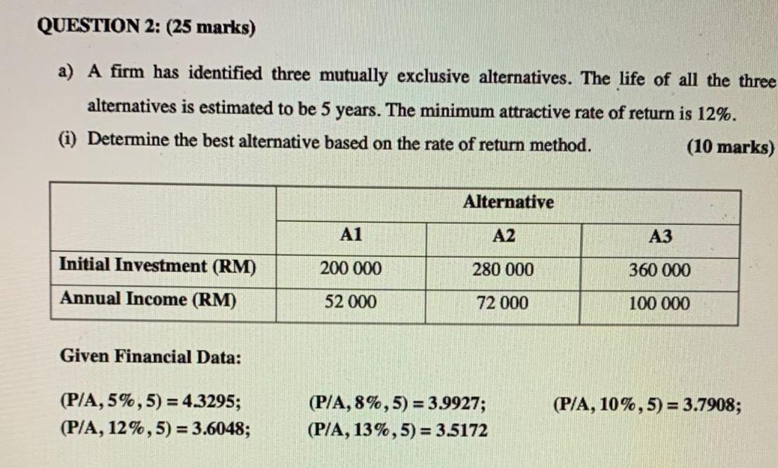  process design, optimization and economics question. please help me solve with