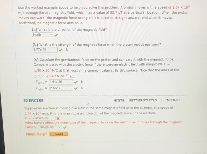  Use the worked example above to help you solve this problem.