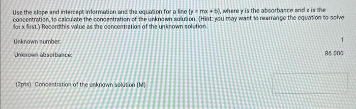 linear fit for your data or analyze your data using a spradsheet