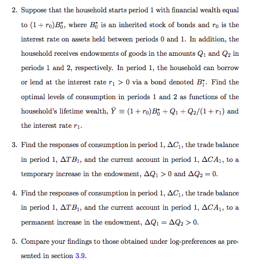 preferences for consumption are described by the lifetime utility.r function Hll ._.