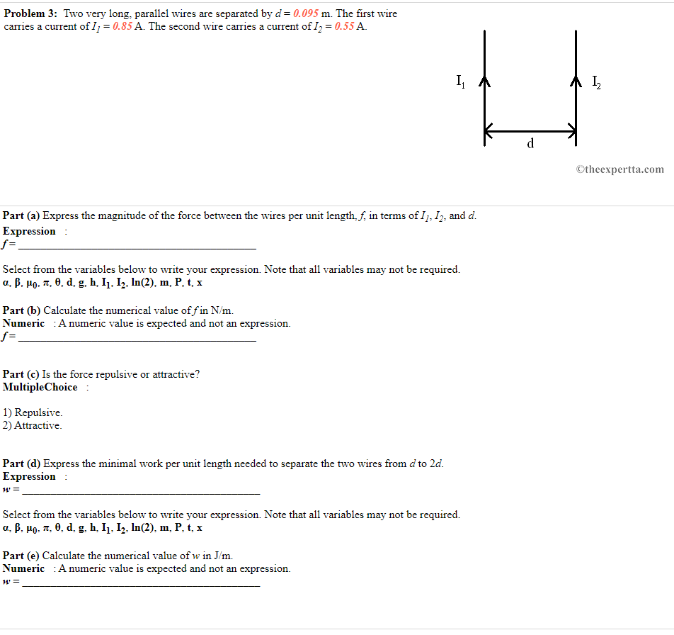 1: A rectangular loop with Ly = 0.55 m and Ly =