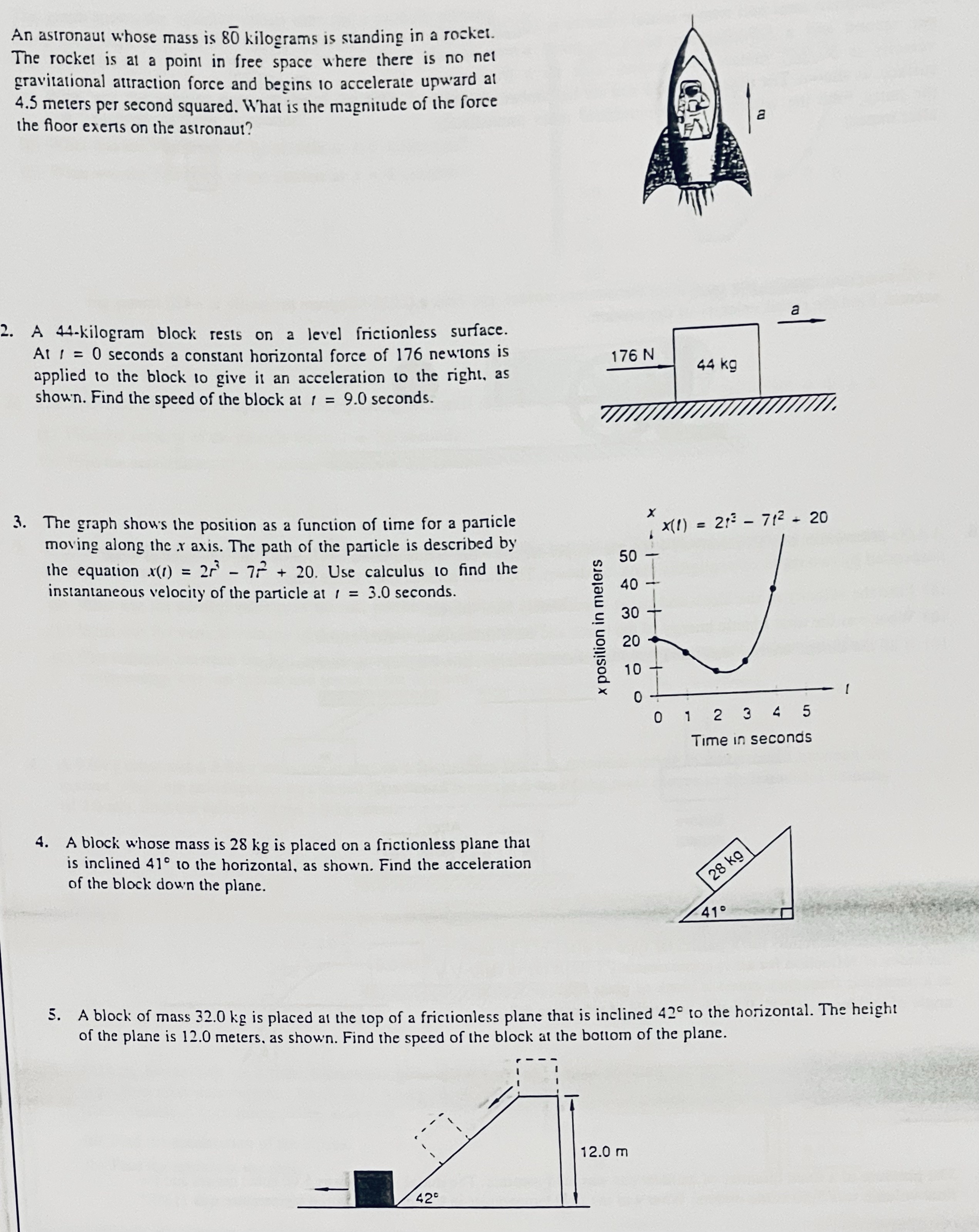 Please include solutions so I can understand them better. Thank you! An