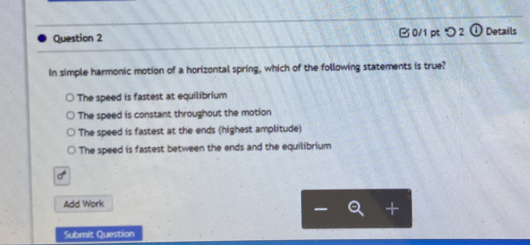  . Question 2 20/1 p: D 2 () Decails In simple