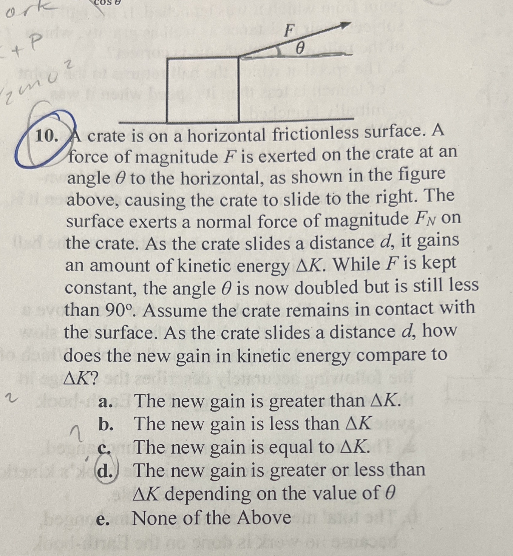 Question #10 - My answer was marked wrong on this test. I