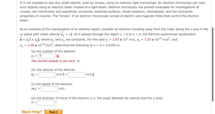 It is not possible to see very small objects, such as