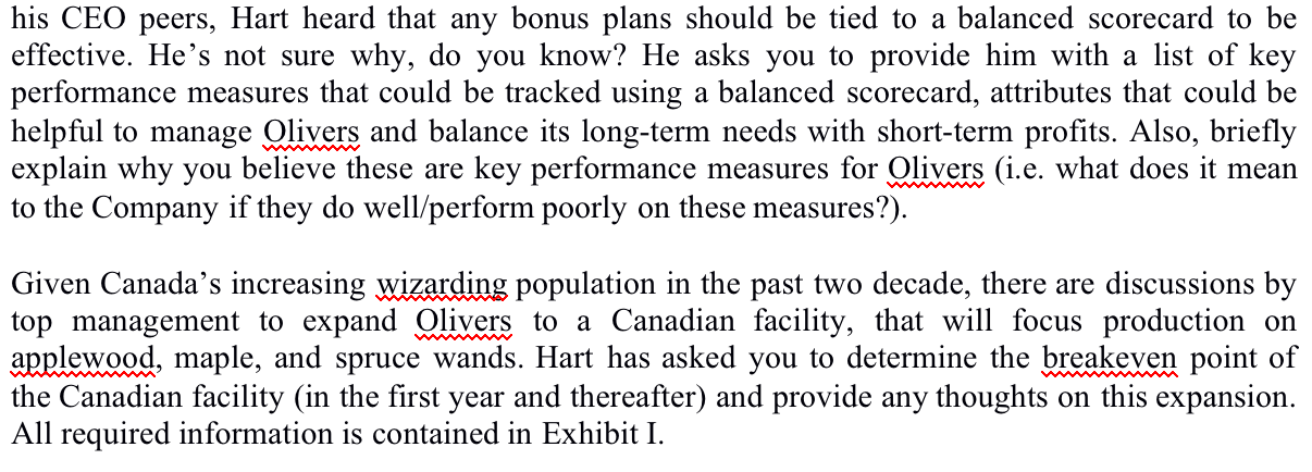 Ezra Hart, president of Olivers Inc. ("Olivers" or the "Company"). "They just