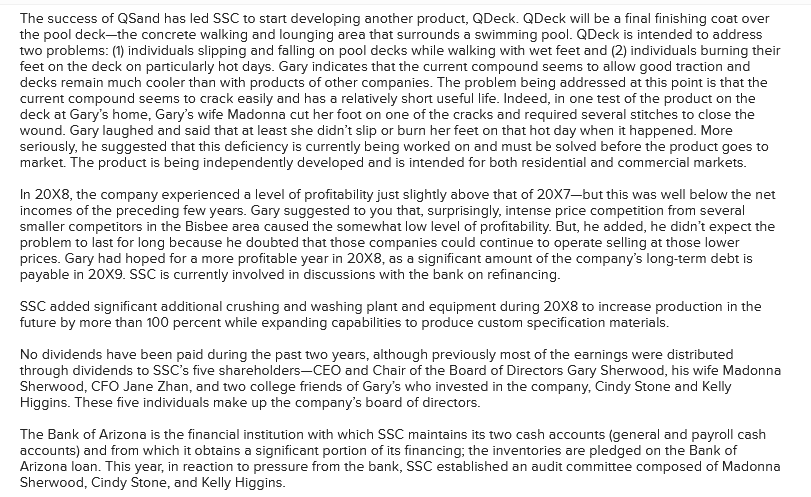 to the questions displayed below.] You are working on your firm's fifth