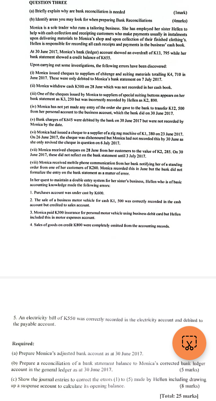 Income Statement and Statement of Financial position for the year ended 30April