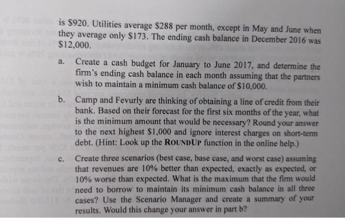  I only need part C Answered use the data from part