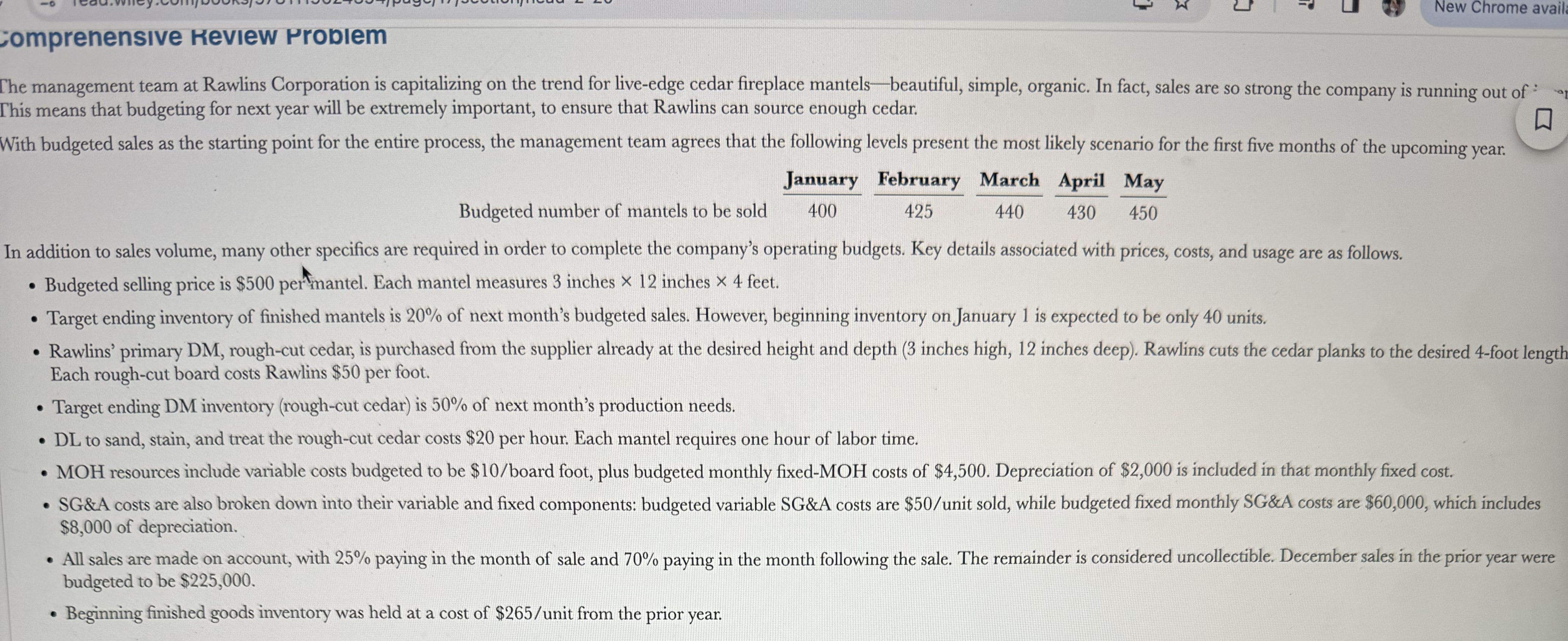  Please make me an excel data sheet based on the following