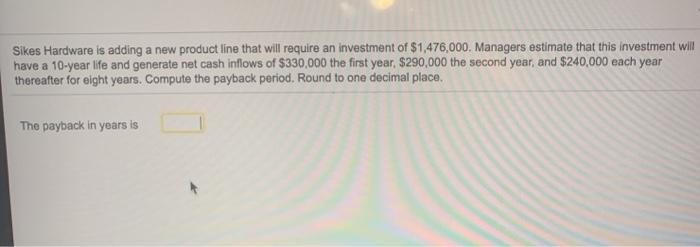  Sikes Hardware is adding a new product line that will require