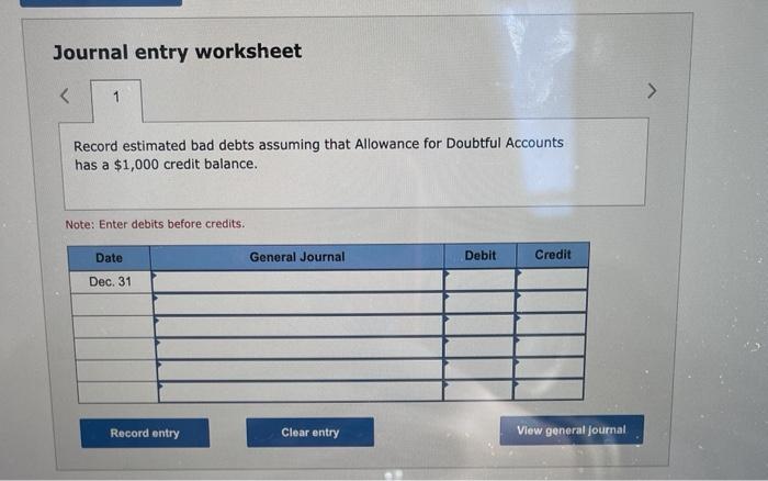 a wholesaler of sustainable raw materials. Prepared the following aging of receivables