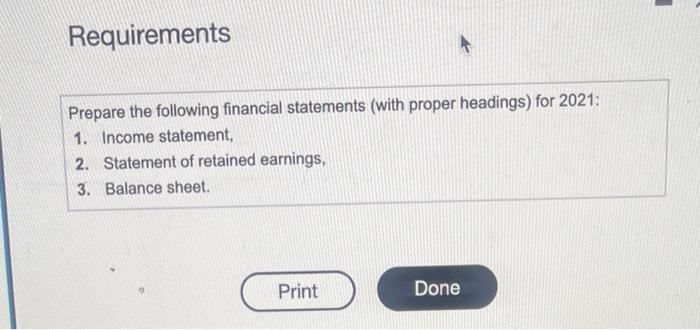 Company earned revenues of $140 million. (i) (Click the icon to view