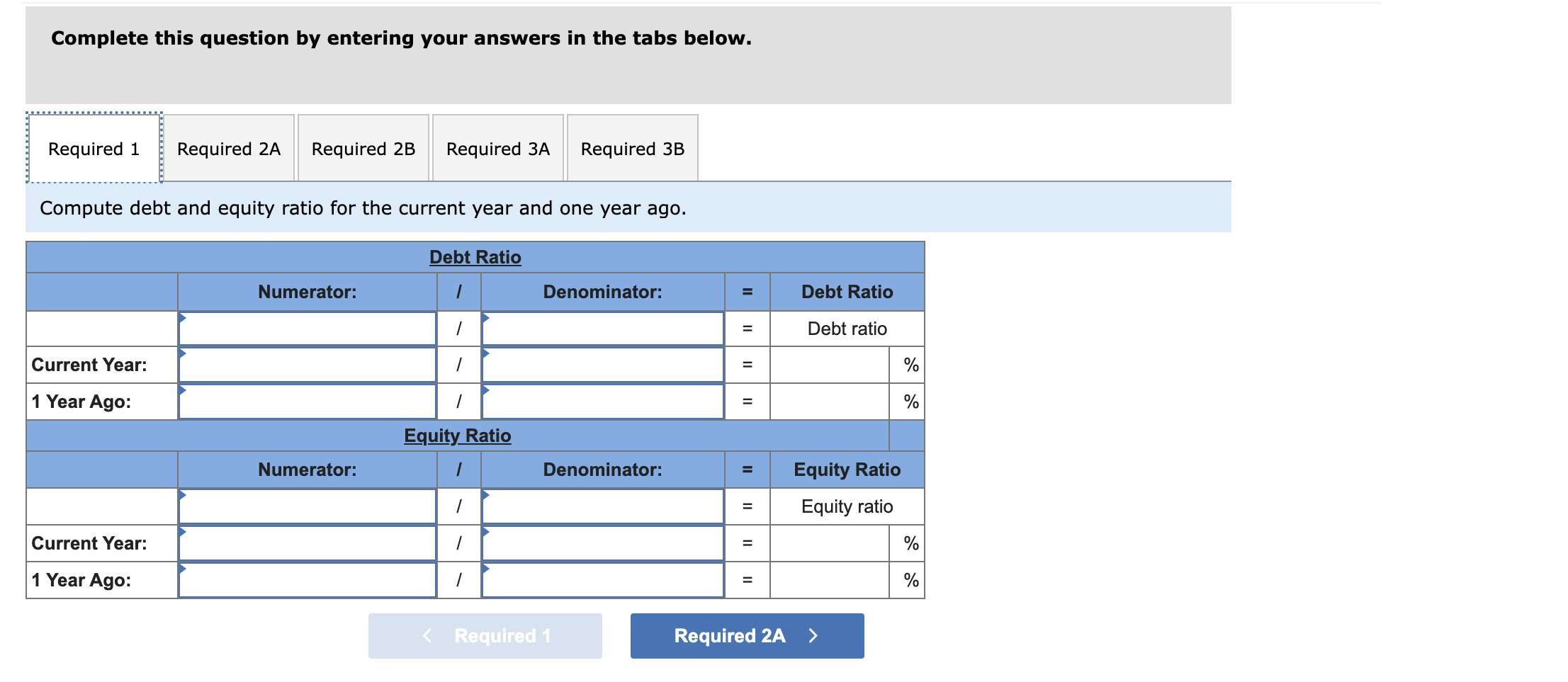 less debt in the current year versus one year ago? (3-a) Times