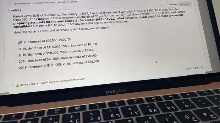 of a U.S parent company and a foreign subsidiary, the foreign subsidiarys