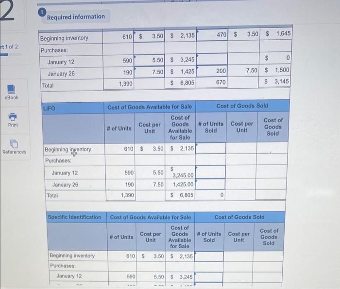 to the questions displayed below.] At the end of January of the