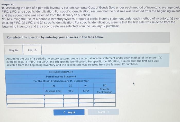 particular item that sold at $16.40 per unit: P7-3 Part 1 Required: