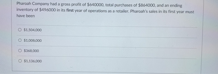 beginning inventory at cost (retail) was $531,000 ($653,800); purchases during the year