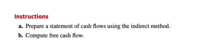financial statements of Nosker Company. Nosker Company Comparative Balance Sheets December 31